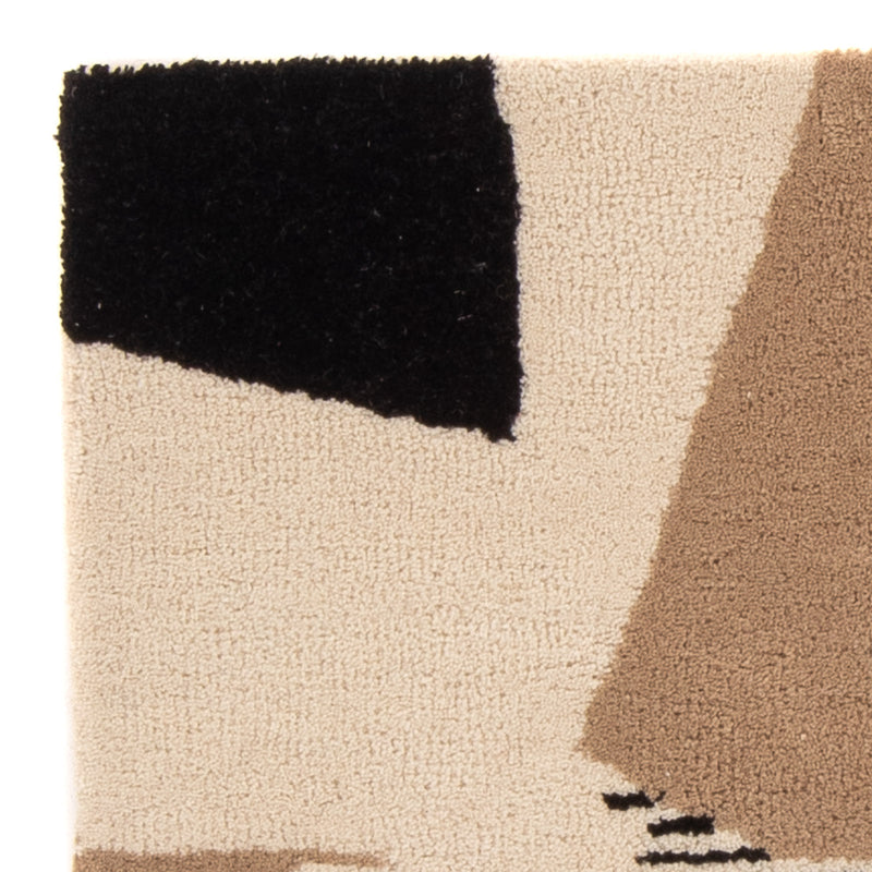 Wool Rug - 90 x 60 cm - beige