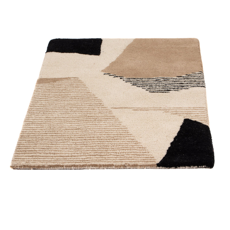 Wool Rug - 90 x 60 cm - beige
