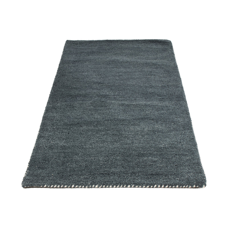Wool Rug - 143 x 72 cm - petrol blue
