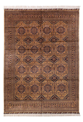 Afghan Rug - Bukhara - 344 x 246 cm - dark beige