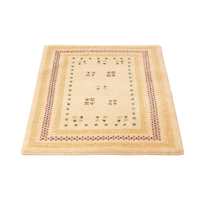 Gabbeh Rug - Loribaft Softy - 90 x 60 cm - beige