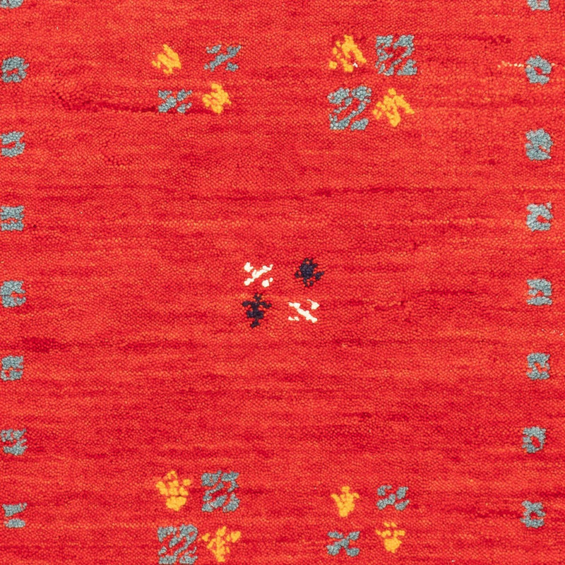 Gabbeh Rug - Loribaft Softy - 90 x 60 cm - red