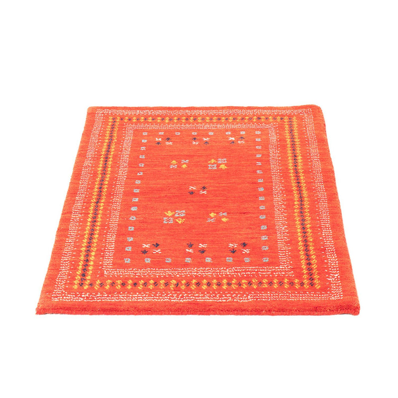 Gabbeh Rug - Loribaft Softy - 90 x 60 cm - red