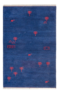 Gabbeh Rug - Indus - 180 x 120 cm - dark blue