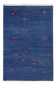 Gabbeh Teppich - Indus - 180 x 120 cm - dunkelblau