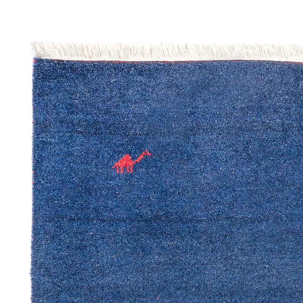 Gabbeh Teppich - Indus - 180 x 120 cm - dunkelblau