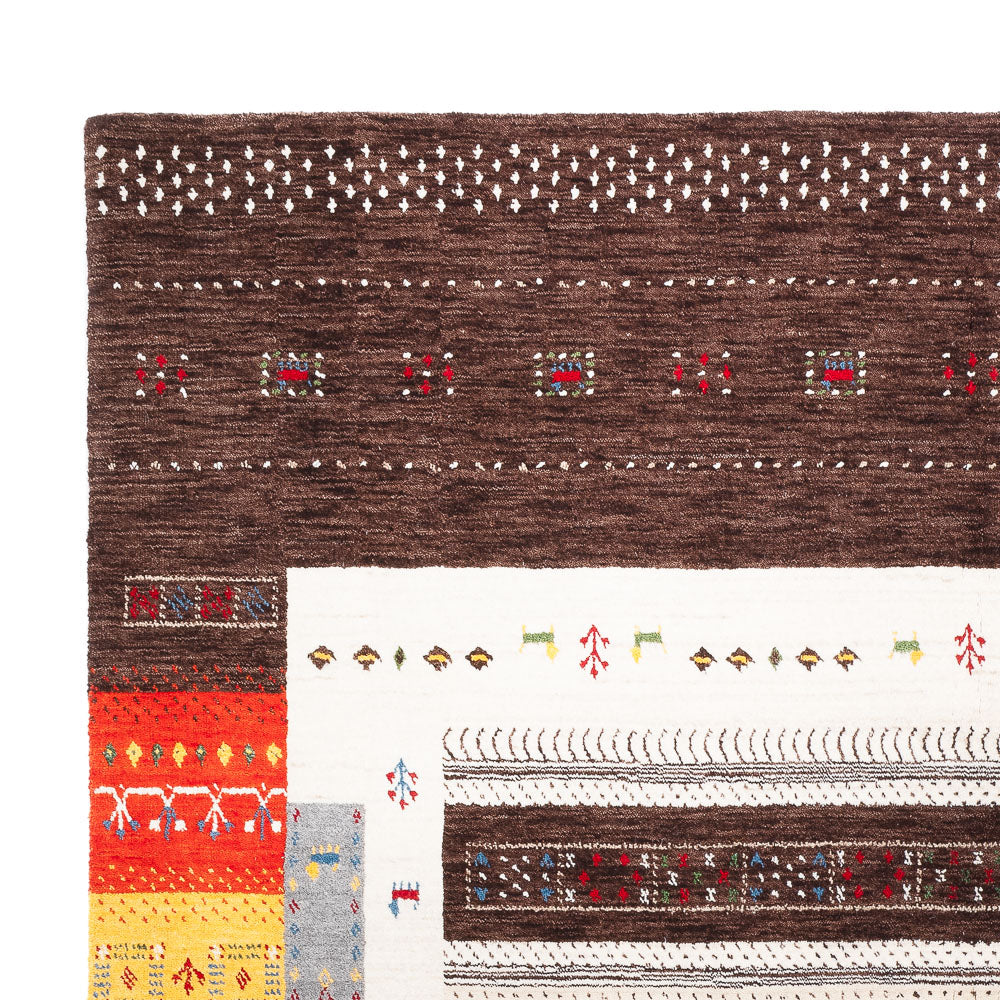 Gabbeh Rug - Loribaft Softy - 240 x 170 cm - multicolored