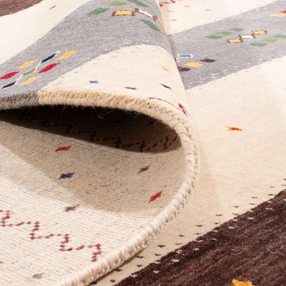 Gabbeh Rug - Loribaft Softy - 240 x 170 cm - multicolored