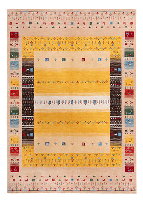 Gabbeh Rug - Loribaft Softy - 240 x 170 cm - gold