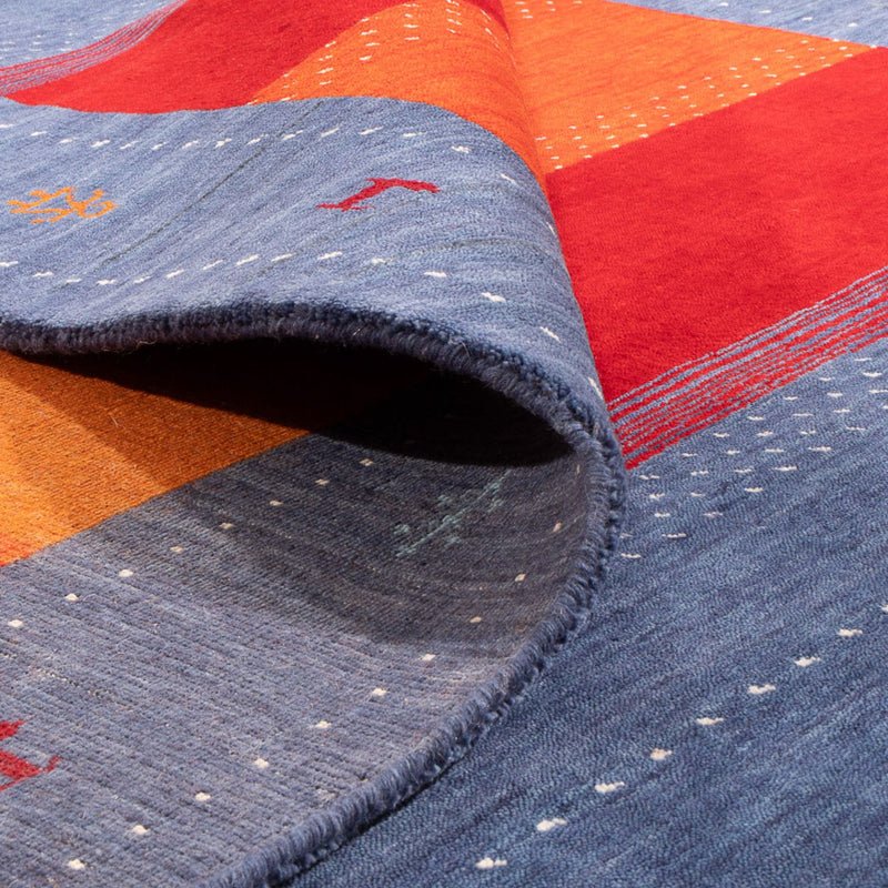 Gabbeh Rug - Loribaft Softy - 240 x 170 cm - blue