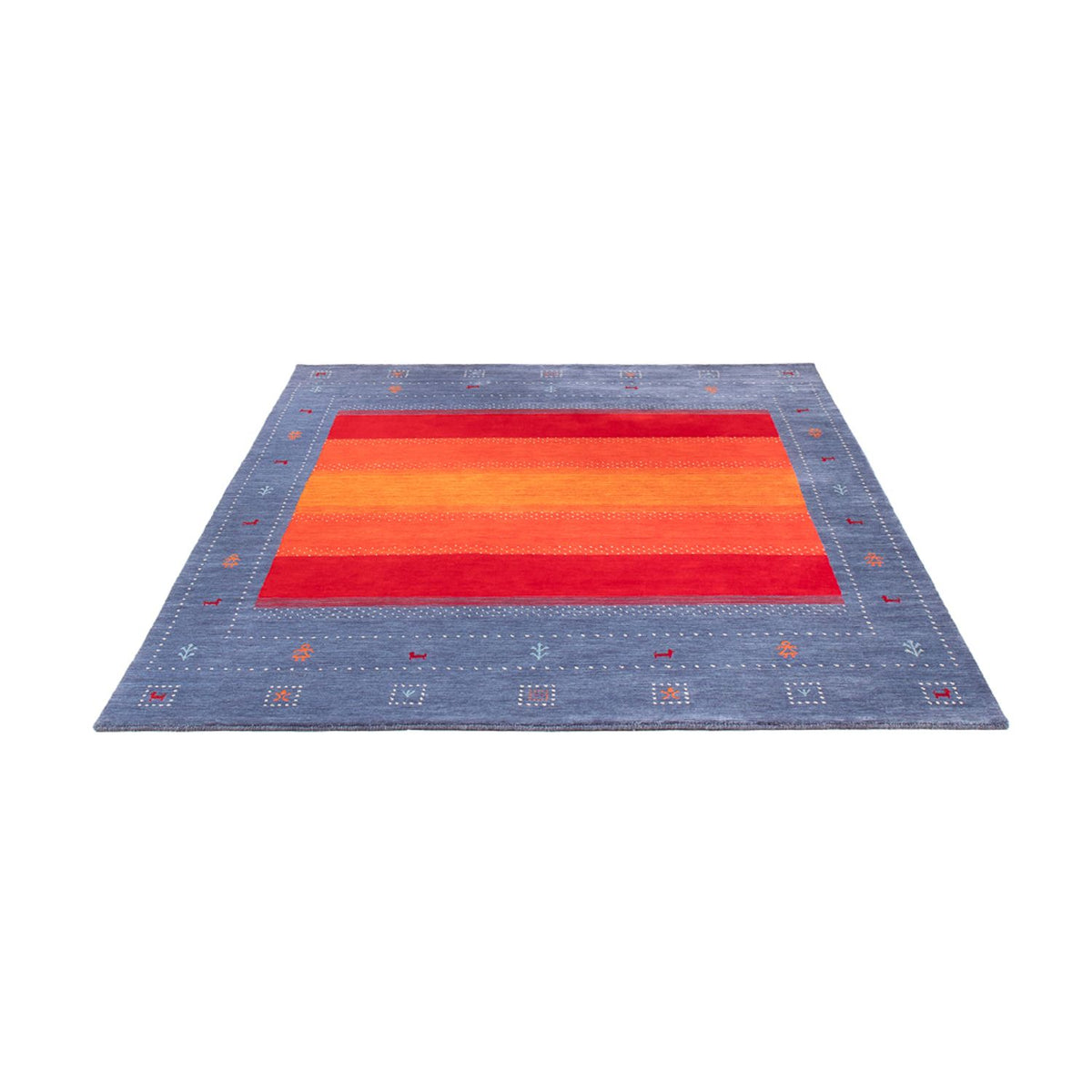 Gabbeh Rug - Loribaft Softy - 240 x 170 cm - blue
