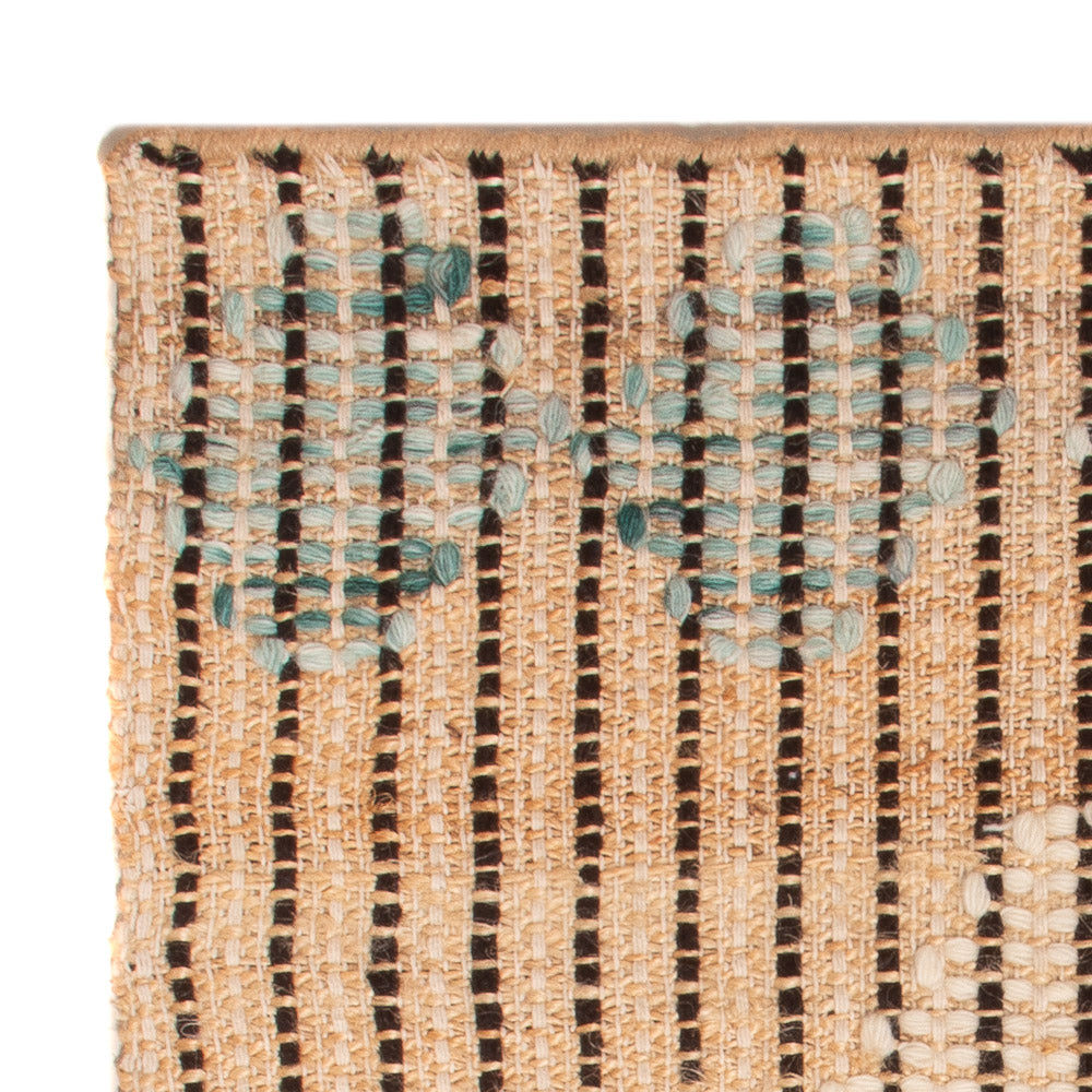 Jute Carpet Rug 90x60cm