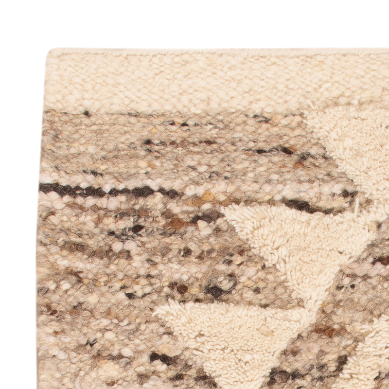 Wool Rug - 90 x 60 cm - light beige