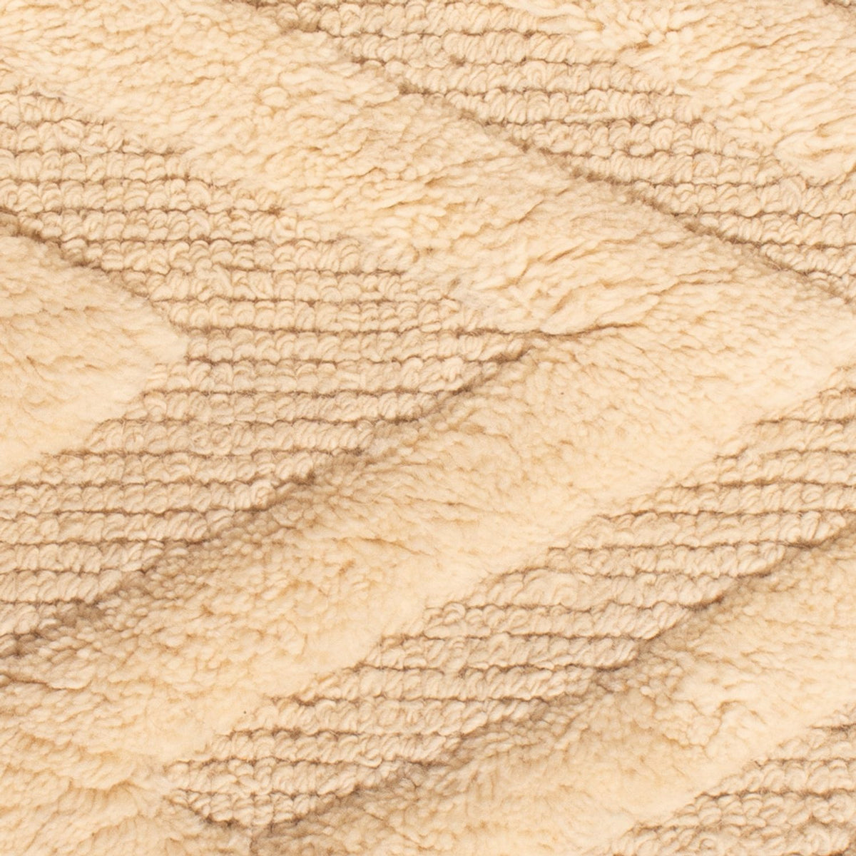 Wool Rug - 90 x 60 cm - light beige