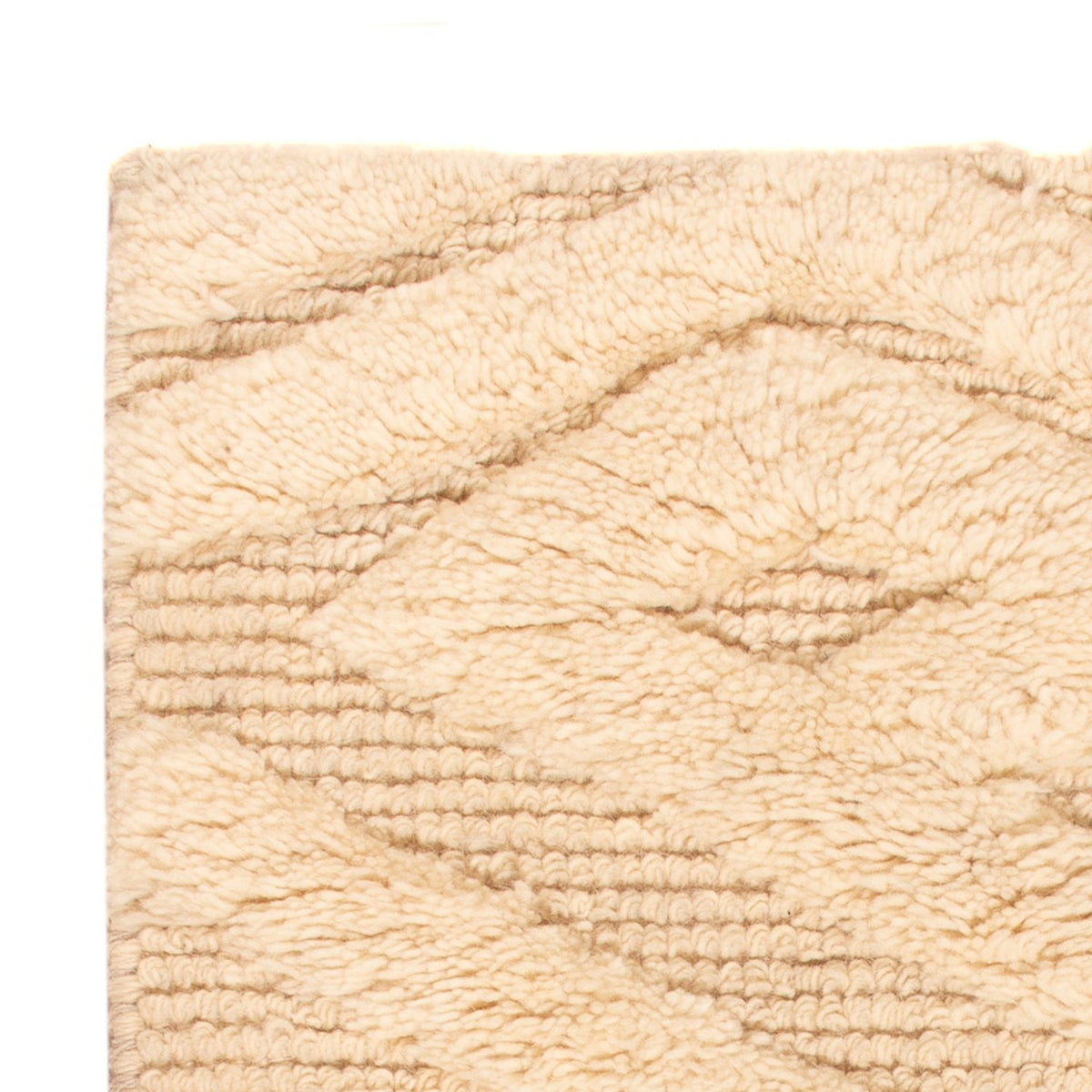 Wool Rug - 90 x 60 cm - light beige
