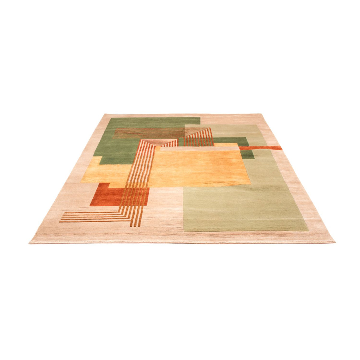 Designer Rug - 243 x 167 cm - green