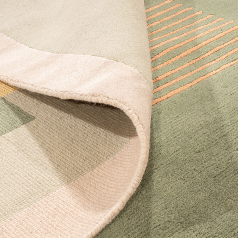 Designer Rug - 243 x 167 cm - green