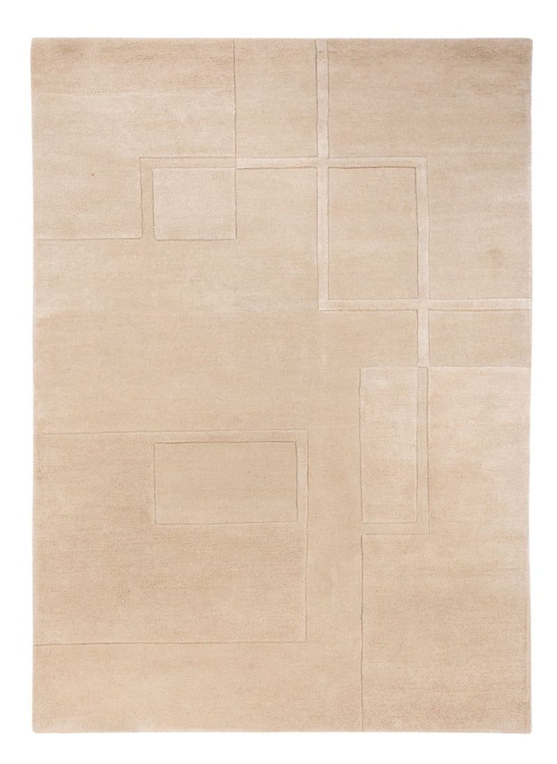 Wool Rug - 200 x 140 cm - beige