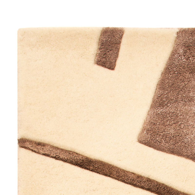 Designer Rug - 90 x 60 cm - cream