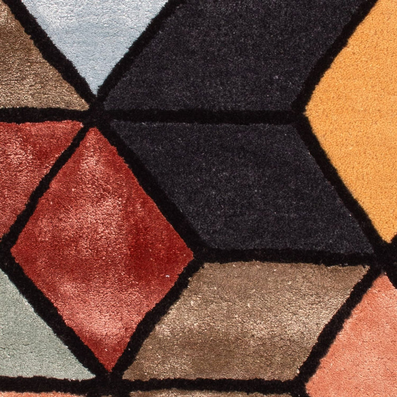 Designer Rug - 90 x 60 cm - multicolored