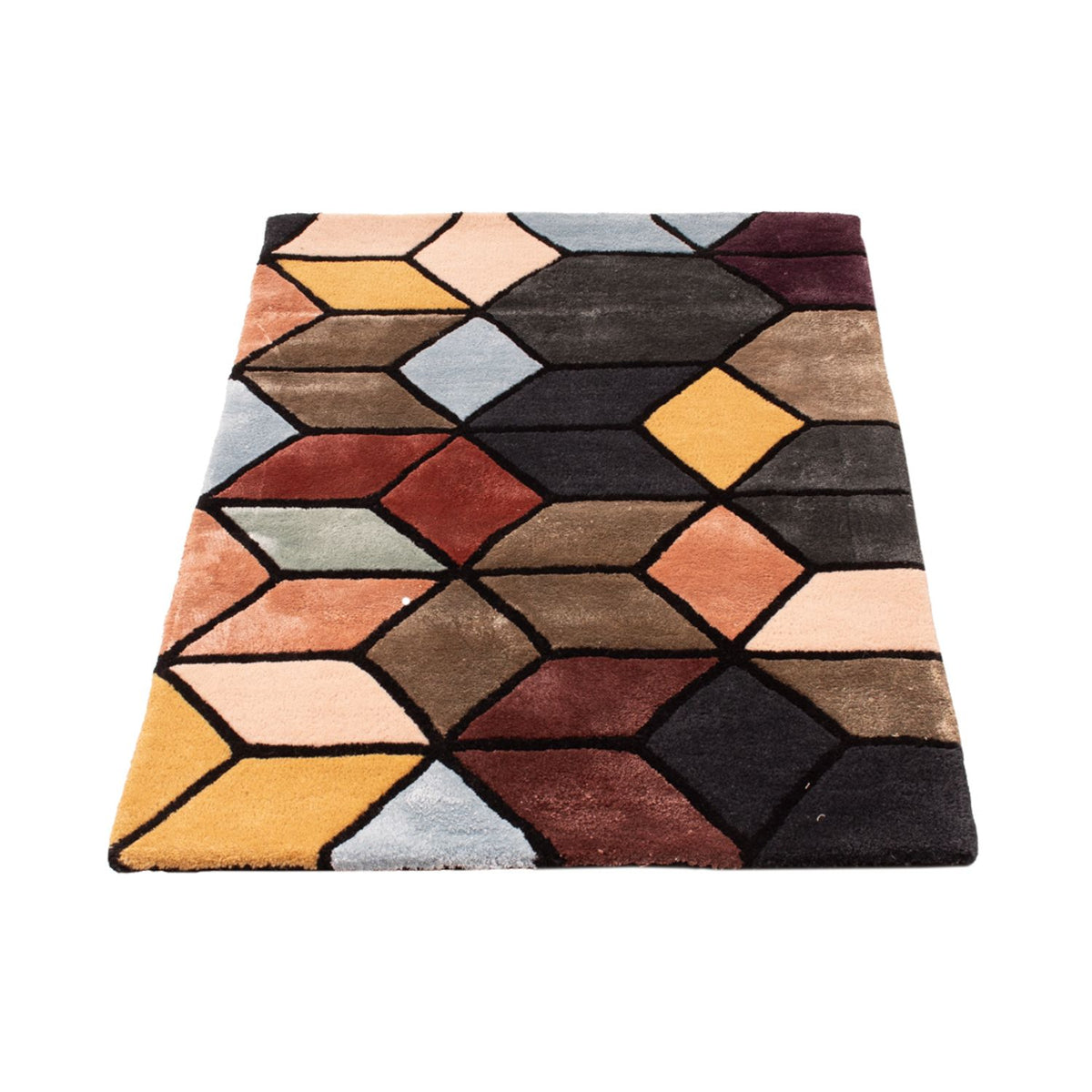 Designer Rug - 90 x 60 cm - multicolored