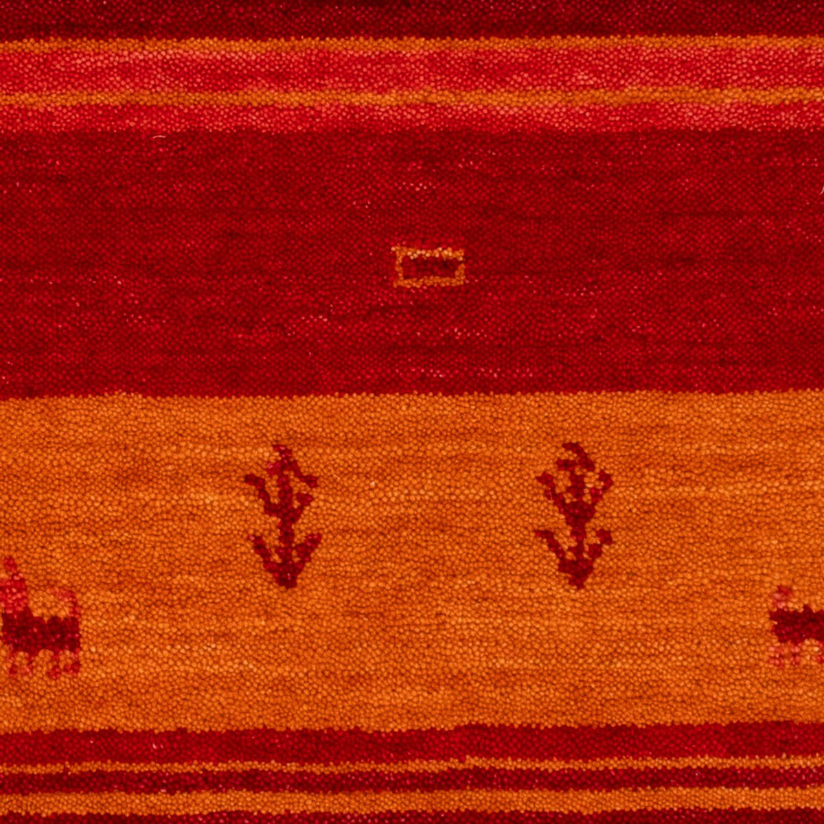 Gabbeh Rug - Softy - 90 x 60 cm - red