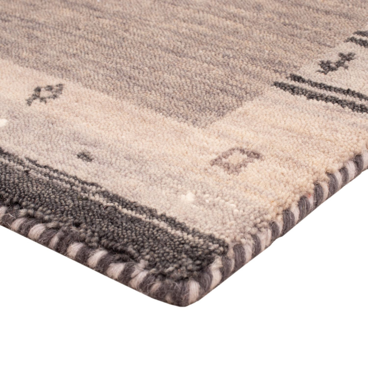 Gabbeh Rug - Softy - 90 x 60 cm - grey
