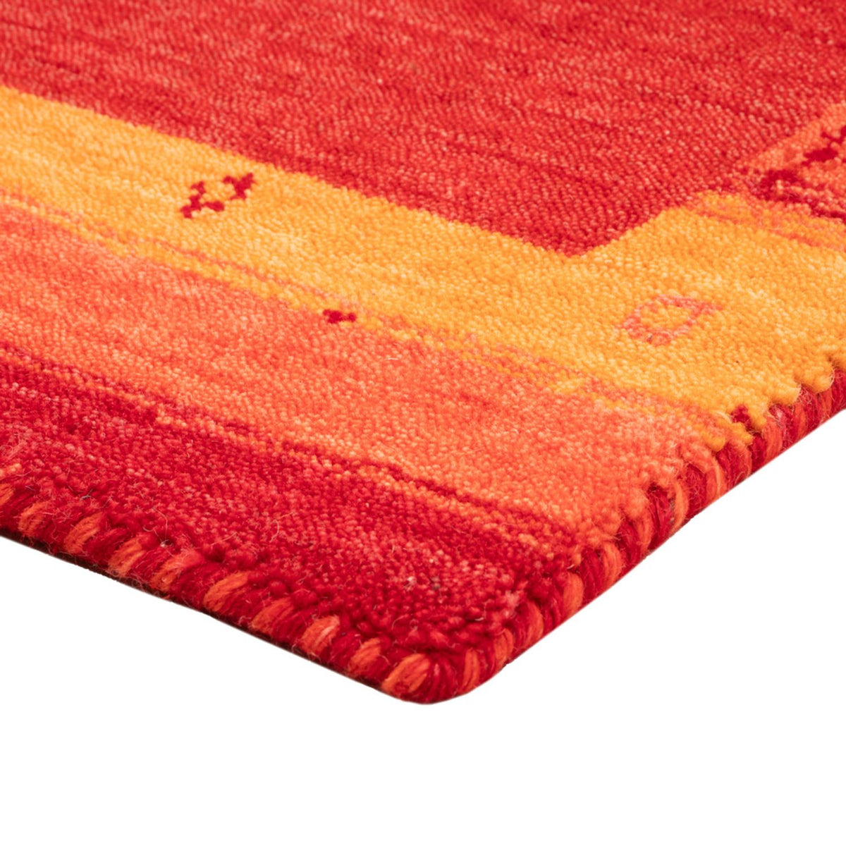 Gabbeh Rug - Softy - 90 x 60 cm - red