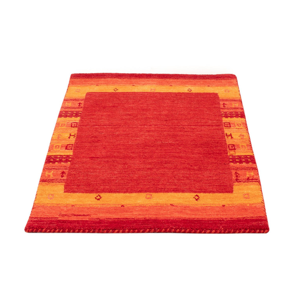 Gabbeh Rug - Softy - 90 x 60 cm - red