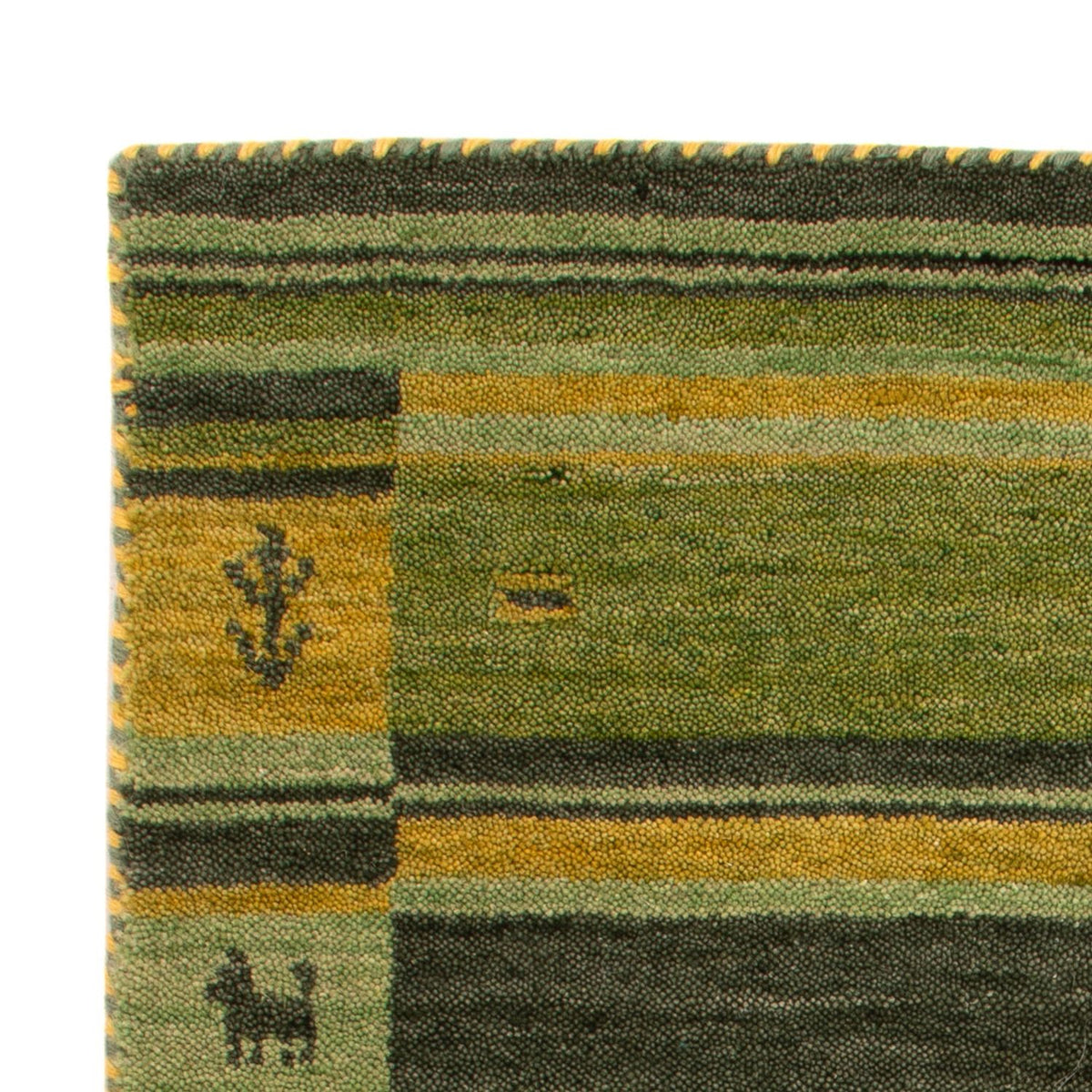 Gabbeh Rug - Softy - 90 x 60 cm - green
