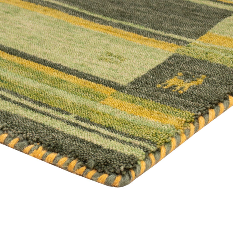 Gabbeh Rug - Softy - 90 x 60 cm - green