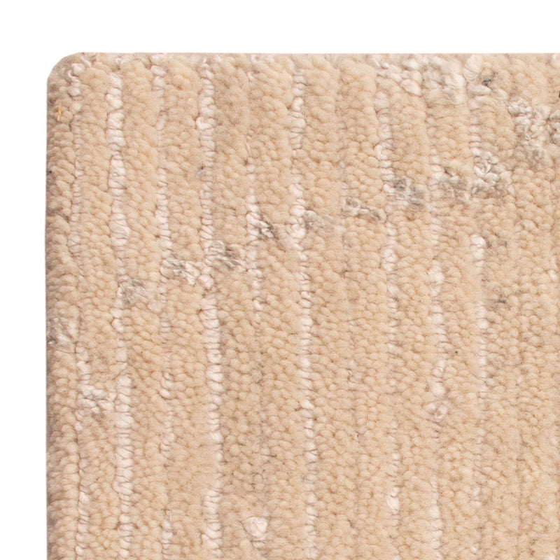 Designer Rug square  - 30 x 30 cm - natural white