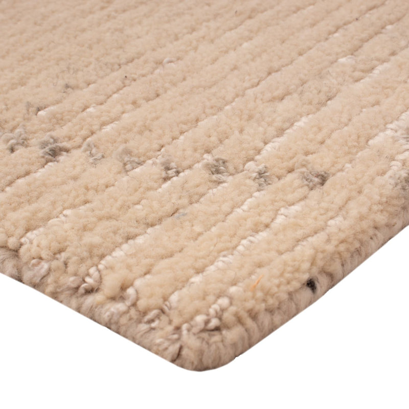 Designer Rug square  - 30 x 30 cm - natural white