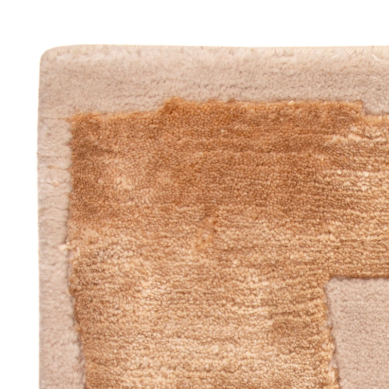 Designer Rug square  - 30 x 30 cm - scala gold