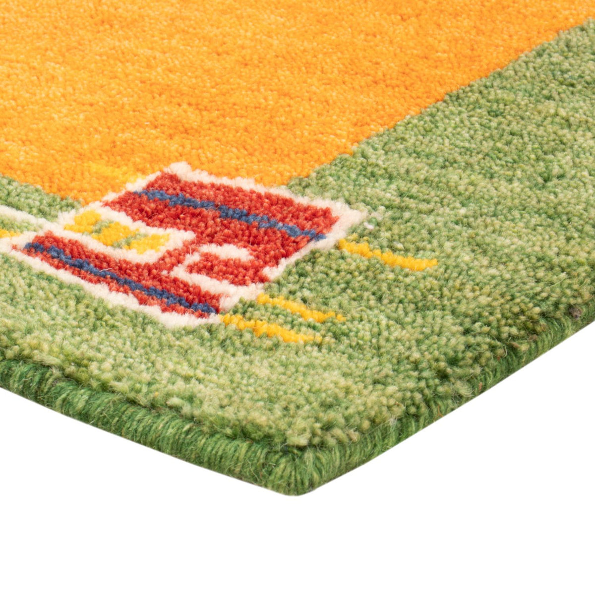 Runner Gabbeh Rug - Softy - 200 x 80 cm - orange