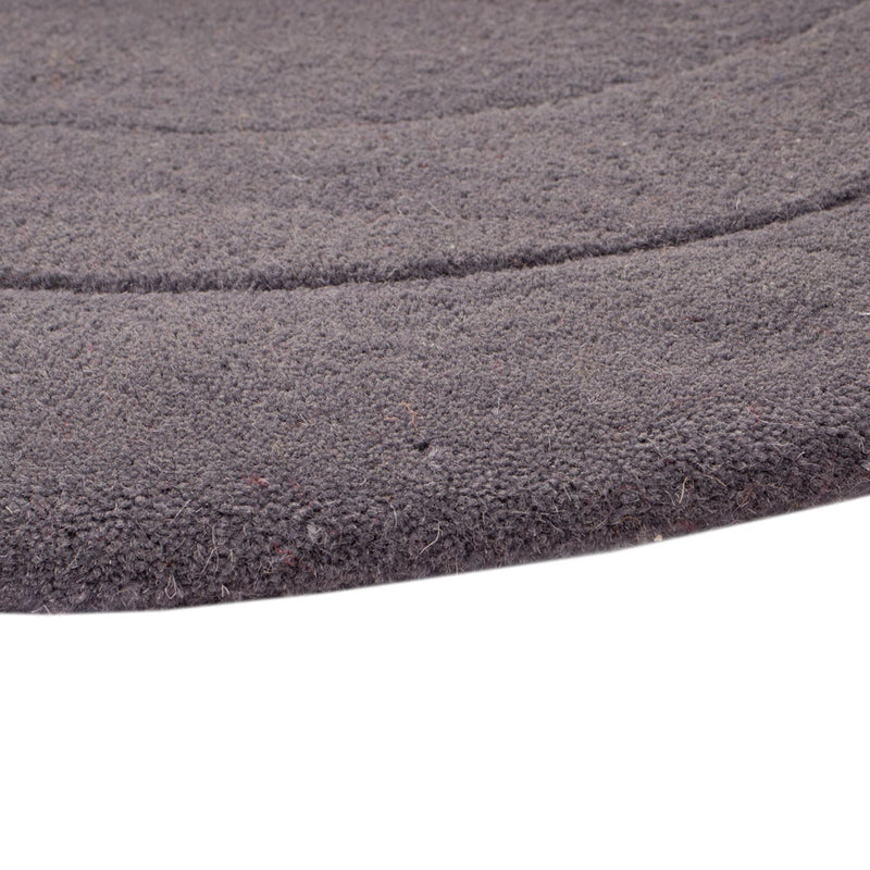 Wool Rug other shape  - 90 x 60 cm - grey