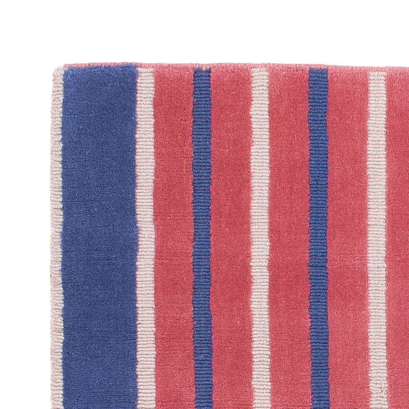 Wool Rug - 140 x 90 cm - multicolored