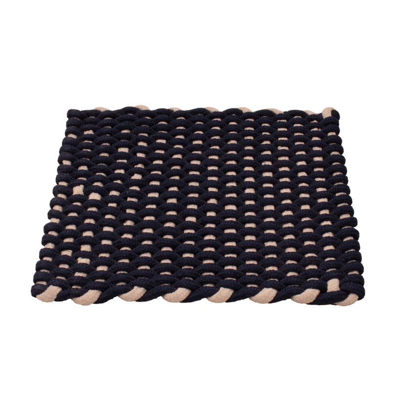 Rug square  - 41 x 41 cm - dark blue