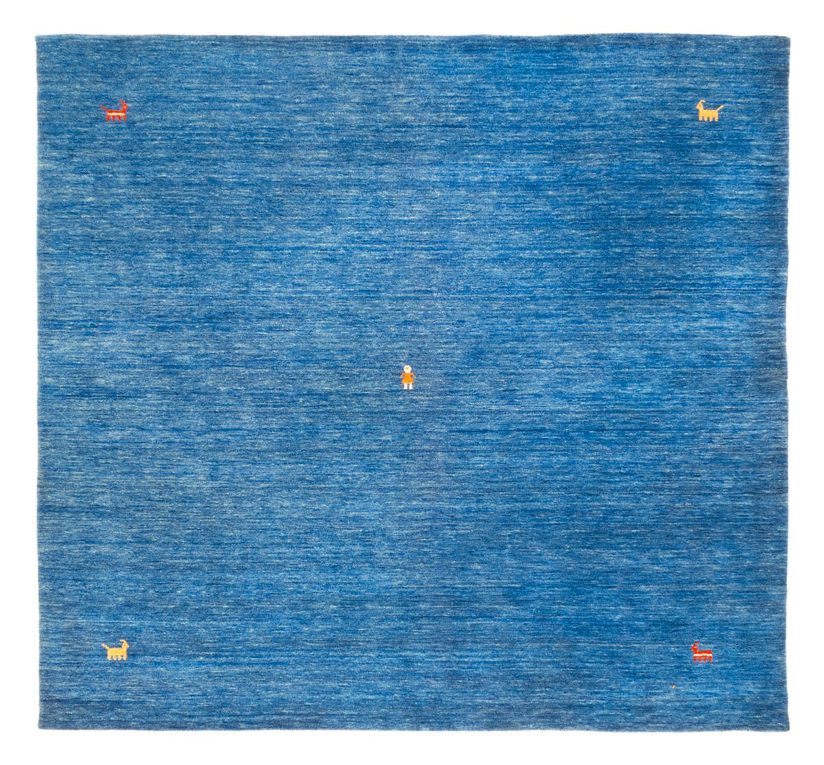 Gabbeh Rug - Softy square  - 250 x 250 cm - blue