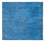 Gabbeh Rug - Softy square  - 250 x 250 cm - blue