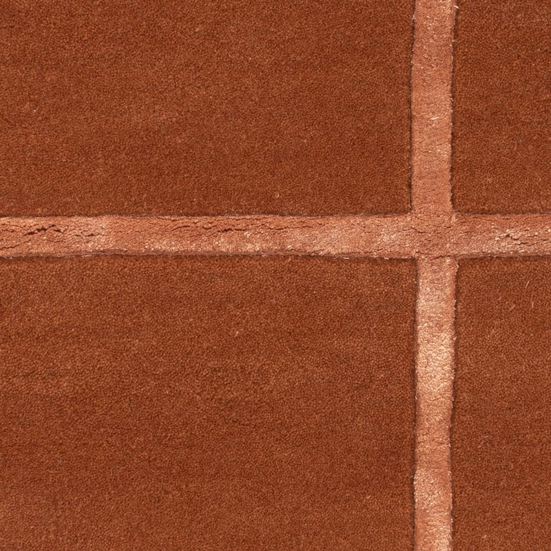 Wool Rug - 90 x 60 cm - brown