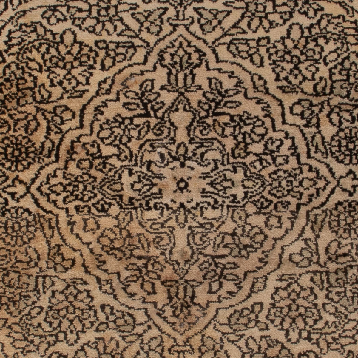 Silk Rug - Kashmir Silk - 103 x 60 cm - beige