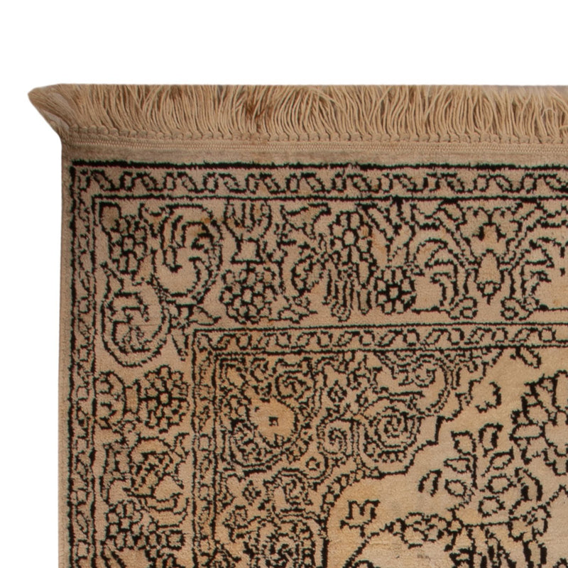 Silk Rug - Kashmir Silk - 103 x 60 cm - beige
