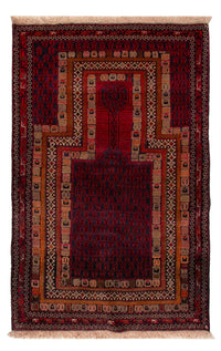 Belutsch Rug - 138 x 91 cm - red