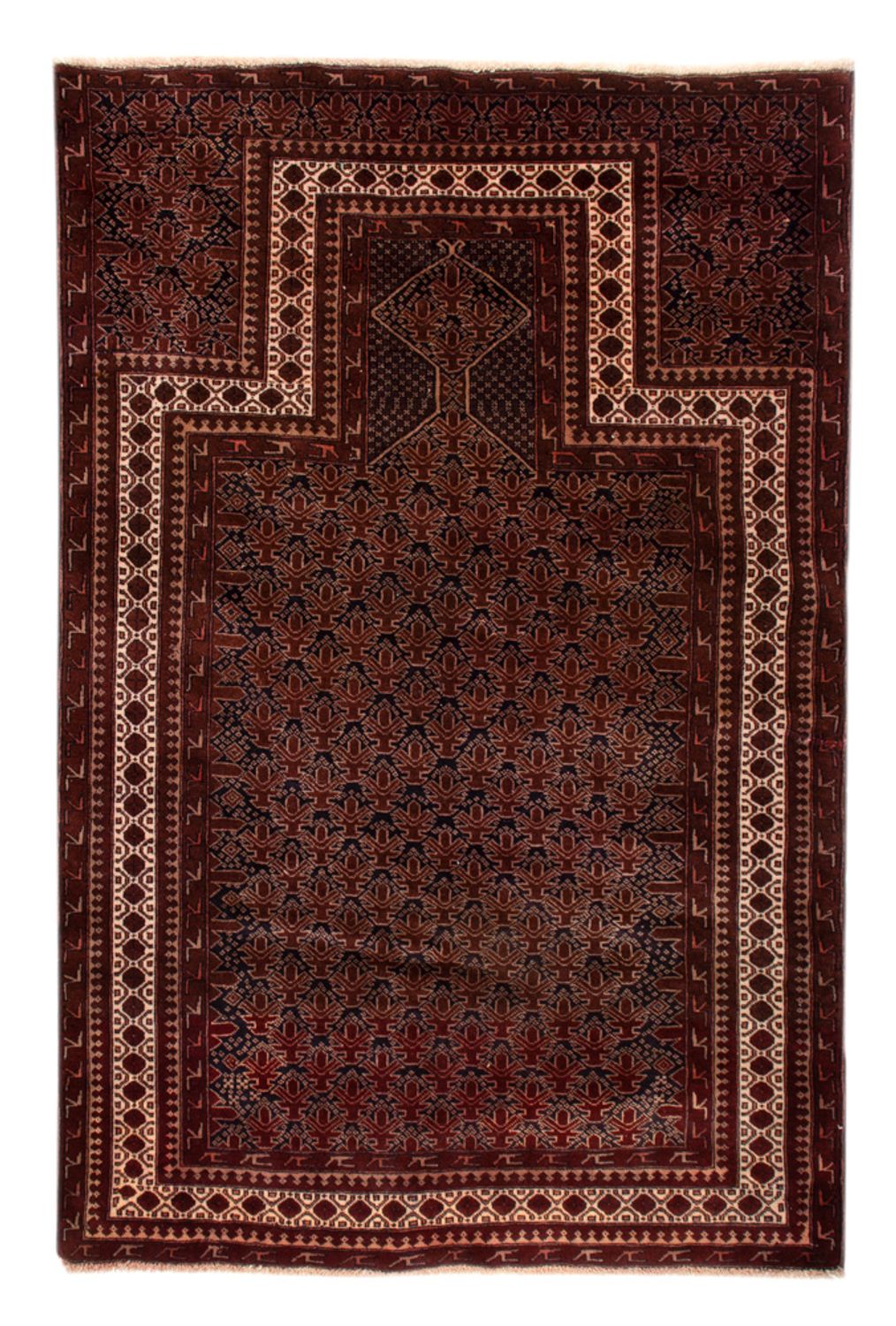 Belutsch Rug - 140 x 102 cm - red