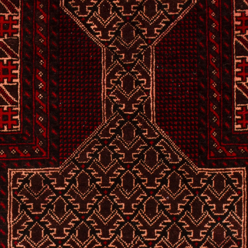 Belutsch Rug - 150 x 89 cm - red