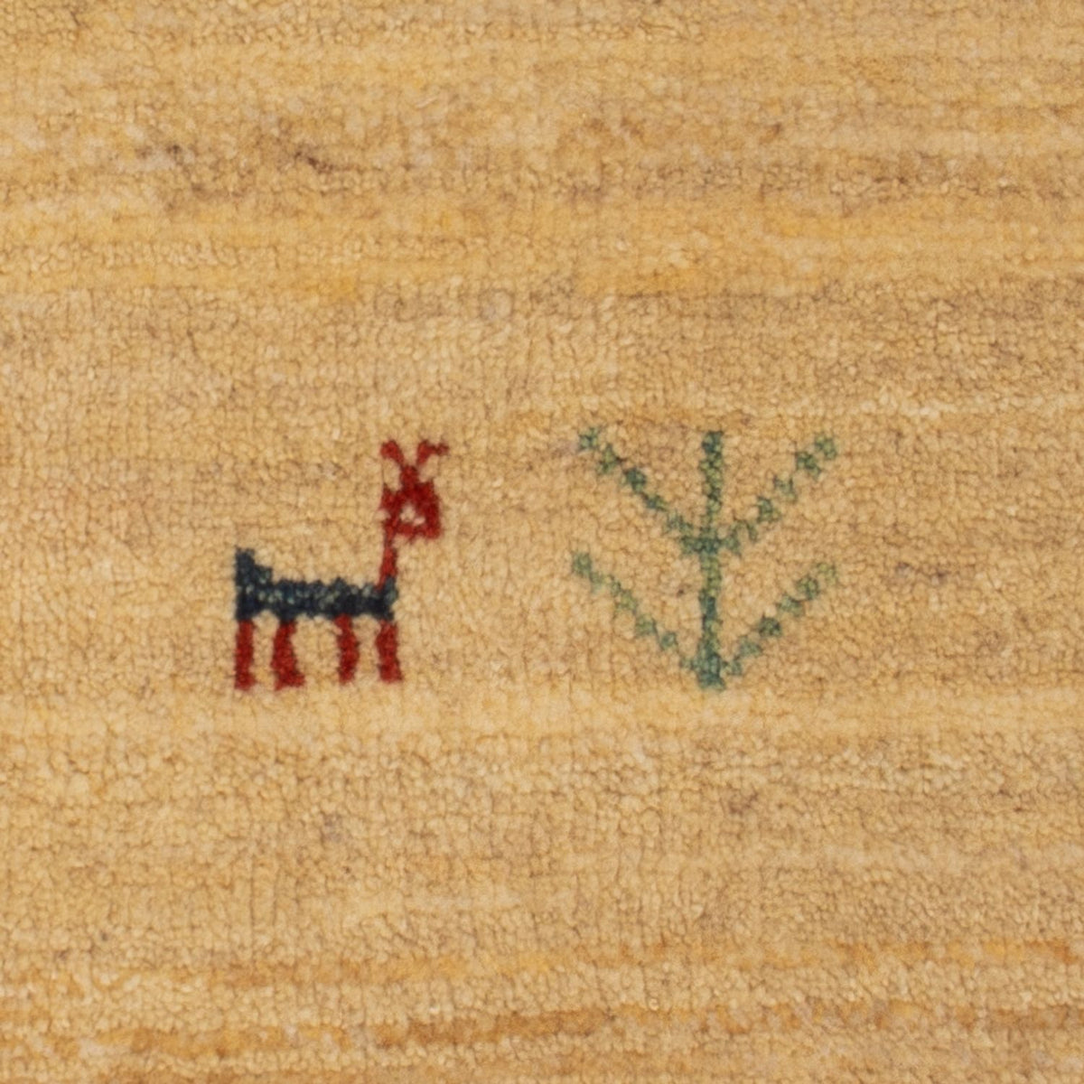 Gabbeh Rug - Loribaft Perser - 60 x 40 cm - cream