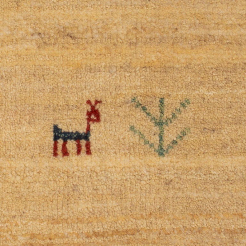 Gabbeh Rug - Loribaft Perser - 60 x 40 cm - cream