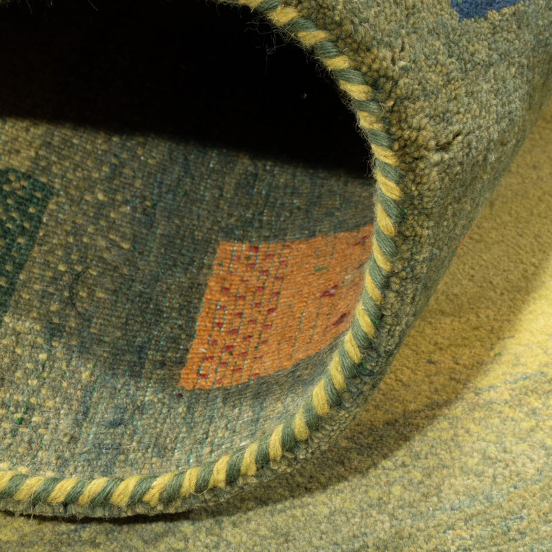 Gabbeh Rug - Loribaft Indus - 240 x 170 cm - green