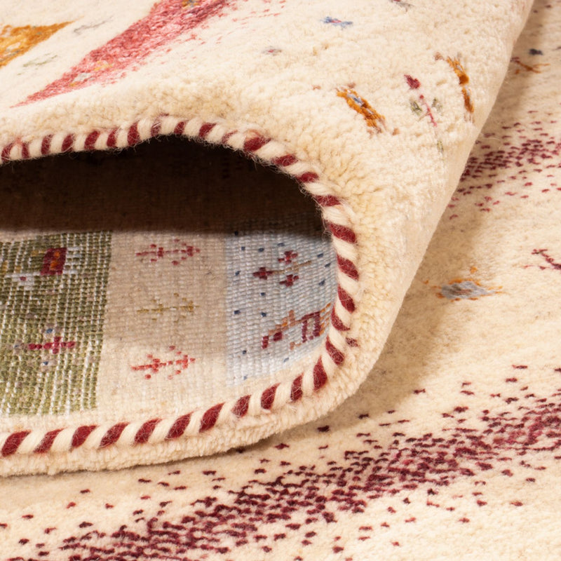 Gabbeh Rug - Loribaft Indus - 245 x 174 cm - cream